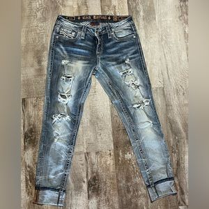 Rock Revival Distressed Skinny Jean